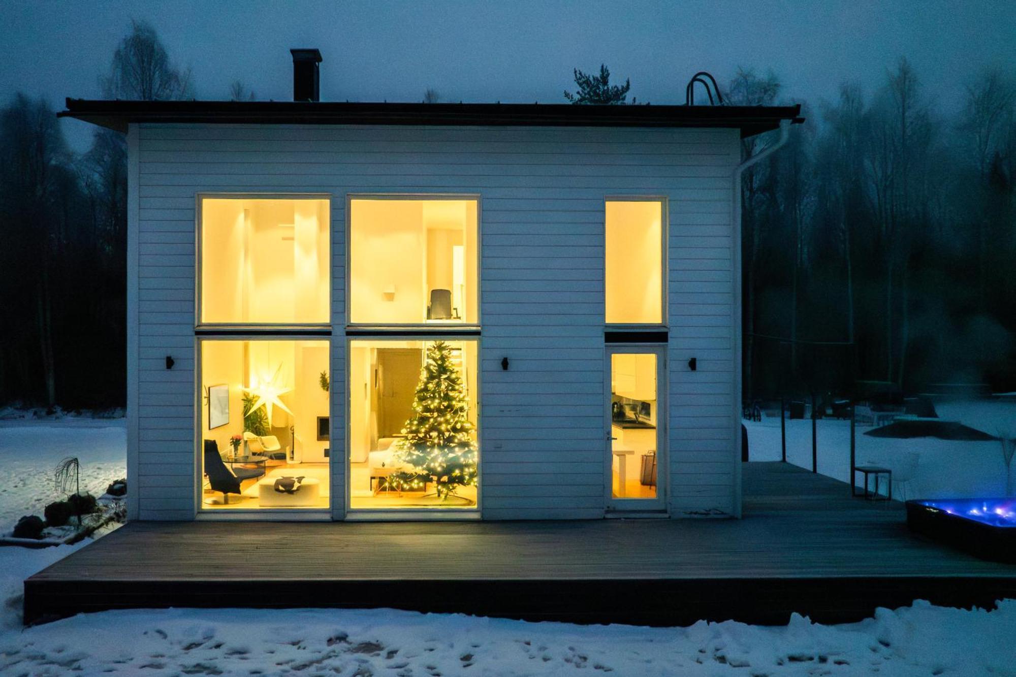 Villa Nightsky -Private Location, Sauna And Jacuzzi Rovaniemi Exterior foto